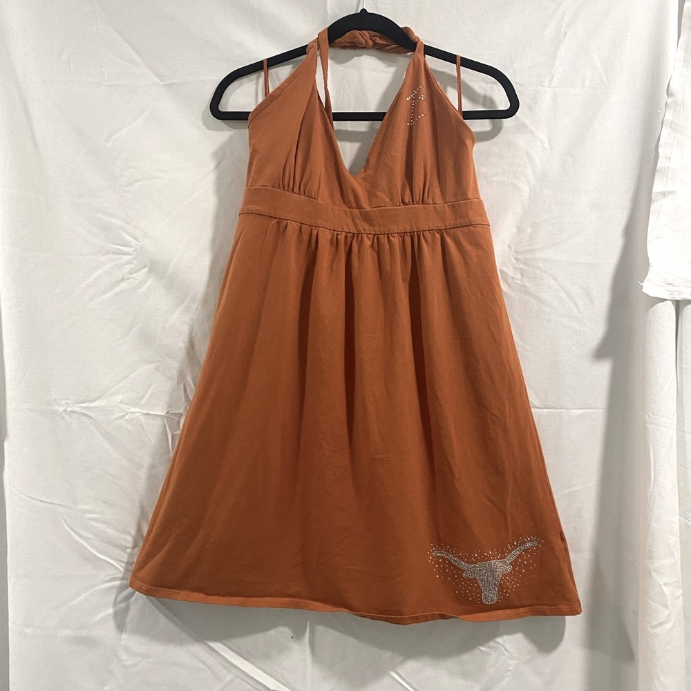 Texas Longhorns Halter-Top Game Day Dress